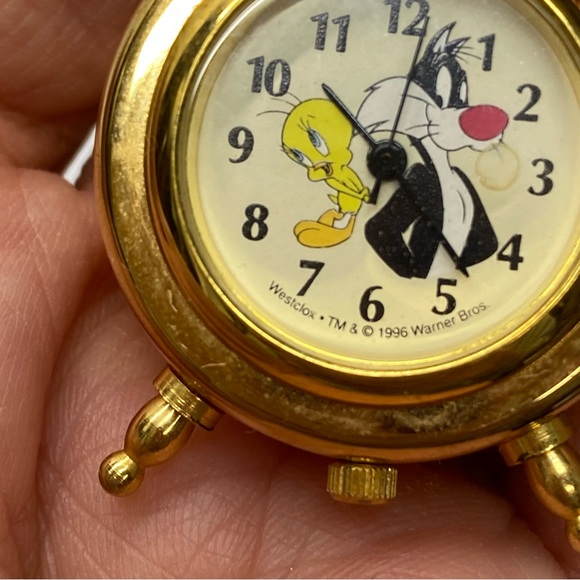Looney Tunes Sylvester & Tweety Bird Miniature Clock Westclock NO BATTERY 1996 - Picture 7 of 12
